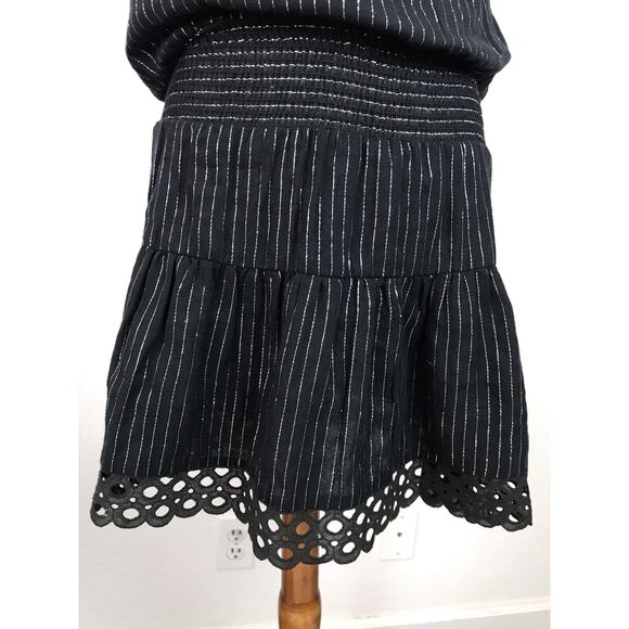 Corey Lynn Calter Halter Dress Striped Mini - Picture 5 of 10